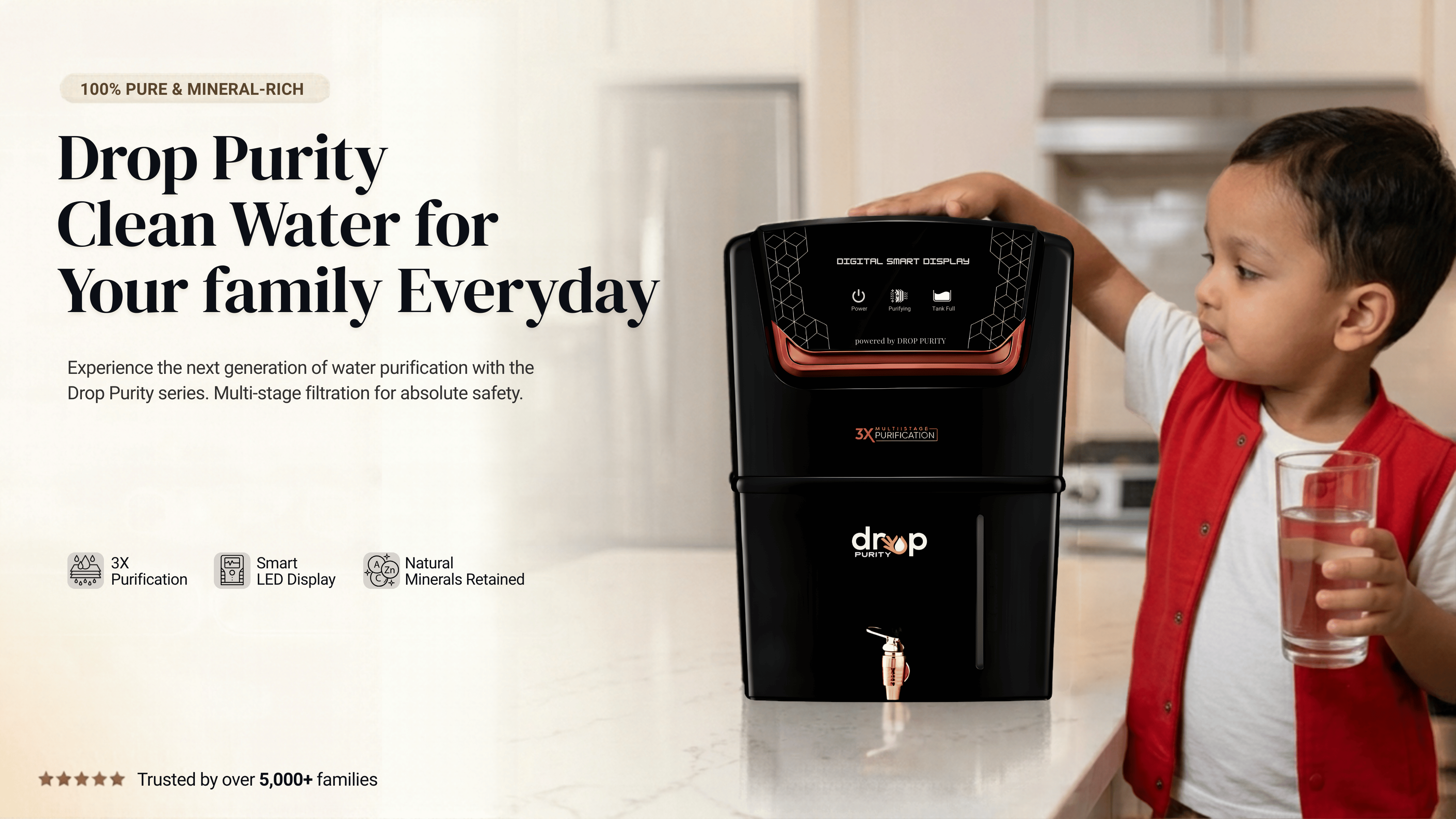 Droppurity Pure Water for Family